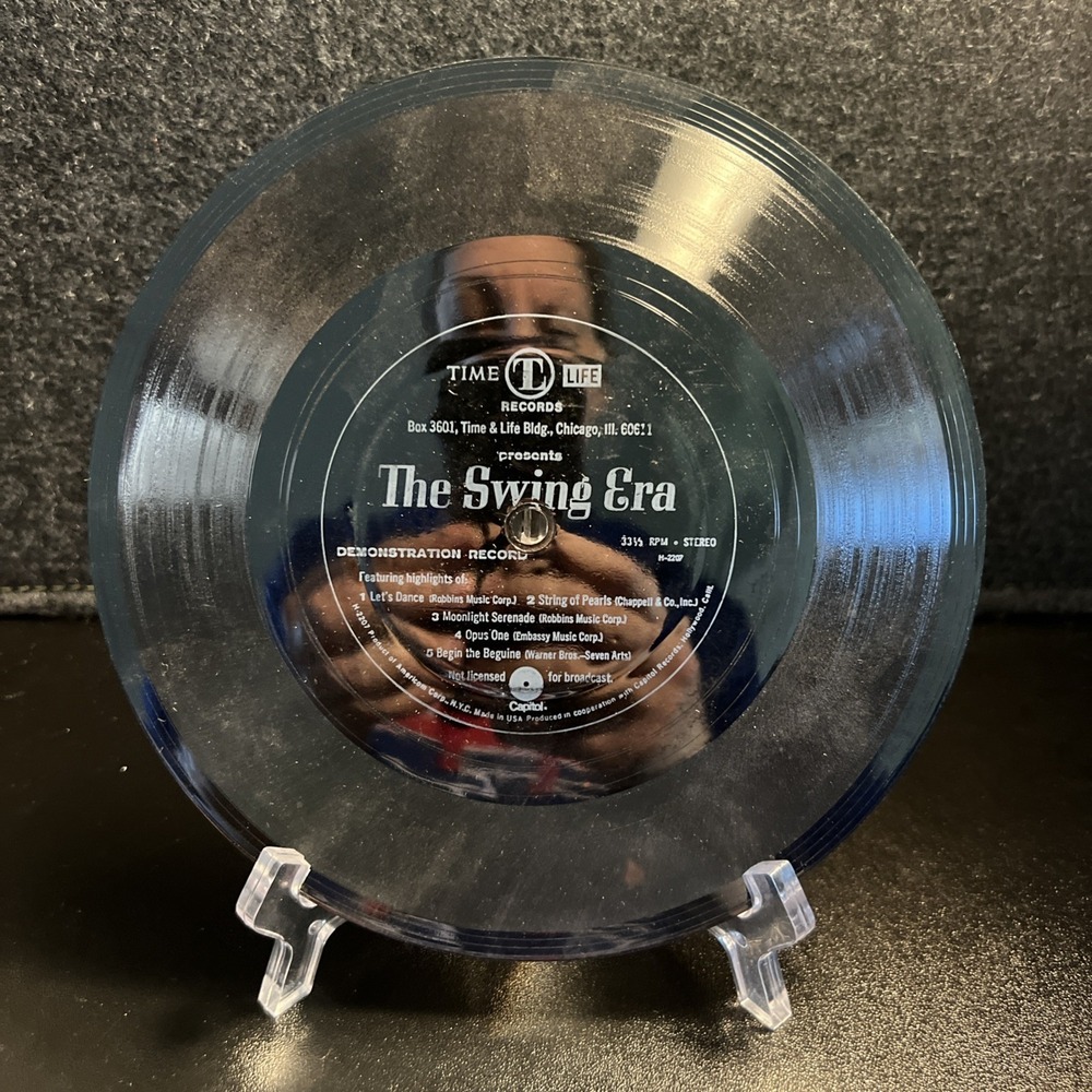 Time Life The Swing‎ Era Record 7" 45rpm Demo Record Vinyl H-2207